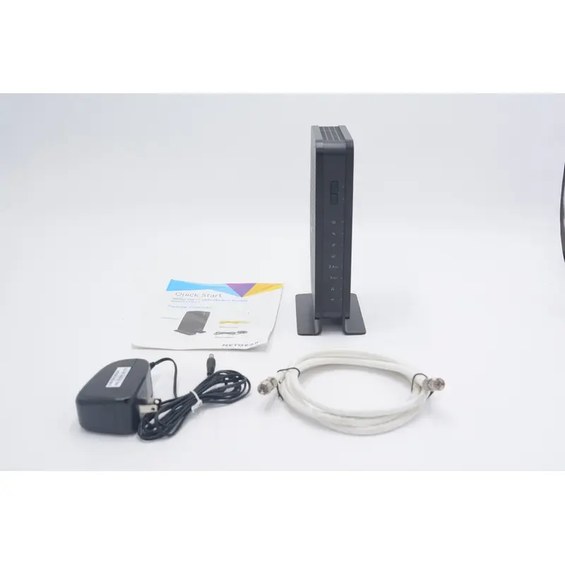 Netgear C3700V2/A3A9A C3700 V2 N600 WiFi Cable Modem Router, Used