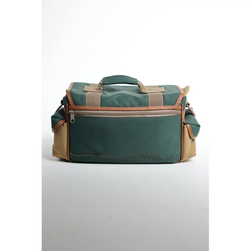 Vantage Green/Tan Vintage Shoulder Bag. Used