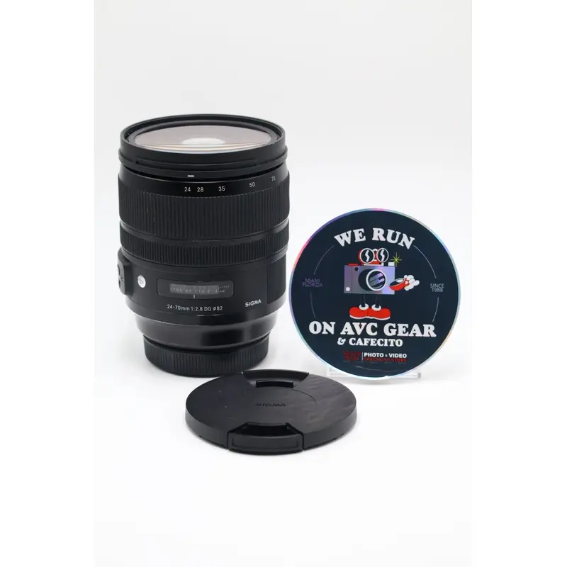 Sigma 2470F28-C-76265 Sigma 24-70mm f/2.8 DG OS HSM Art Lens for Canon EF, Used