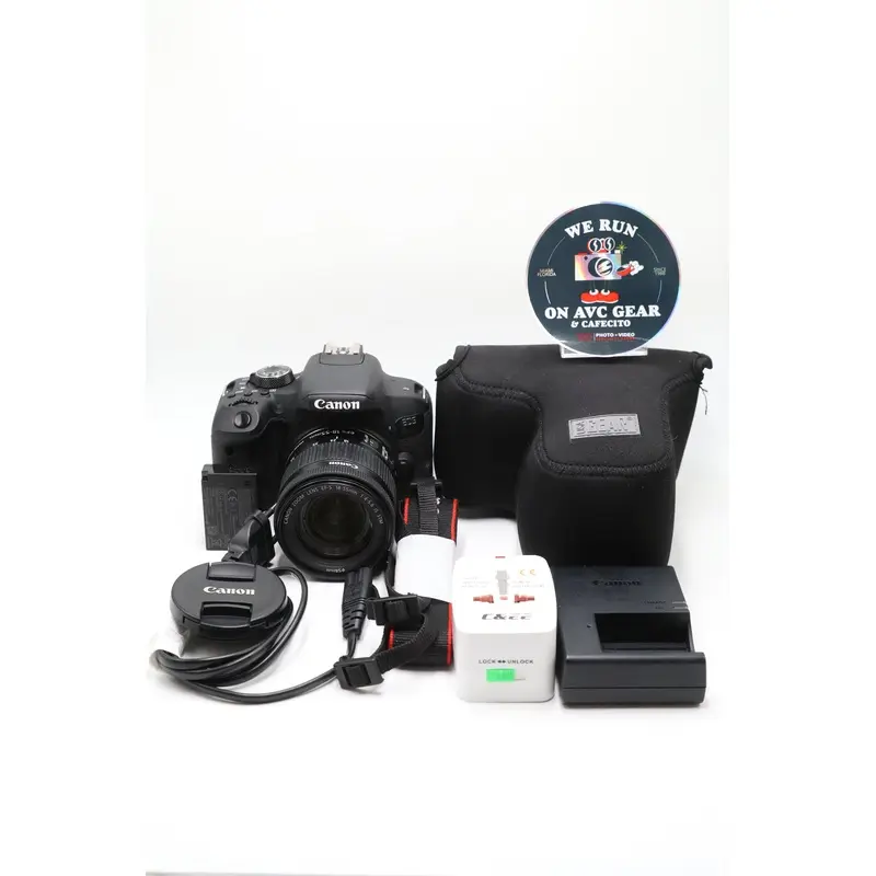 Canon 800D-1855-01634 800D DSLR Body W/ EFS 18-55mm Lens, Used