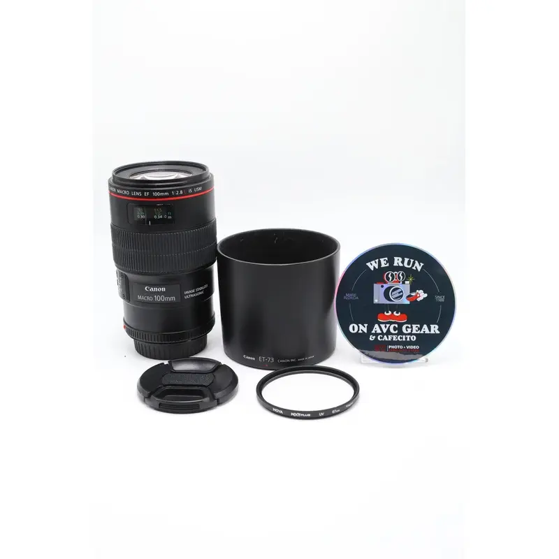 Canon EF100MF28L-50134 EF 100mm f/2.8L IS USM Macro Lens, Used