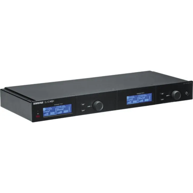 Shure SLXD4Q+ Quad-Channel Digital Wireless Receiver (G57: 460 to 608 MHz)